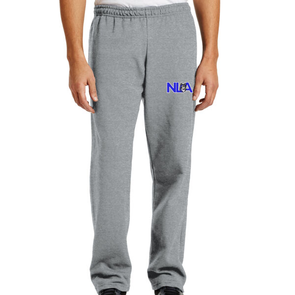 Gildan Heavy Blend Open Bottom Sweatpants - Embroidered Logo Thumbnail