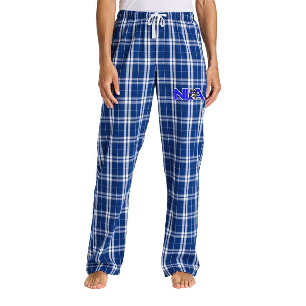 District Womens Flannel Plaid Pant - Embroidered Logo Thumbnail