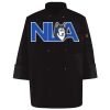 Ten Pearl Button Black Chef Coat Thumbnail