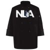 Ten Pearl Button Black Chef Coat Thumbnail